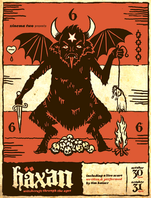 signorformica:  Poster for the film “Häxan: Witchcraft Through the Ages”, silent ma