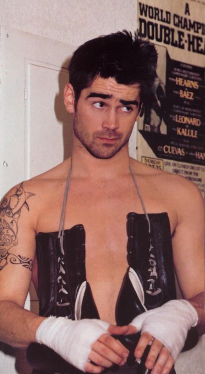 glossylalia: retroetic: 90s Colin Farrell Breakfast lunch and fucking dinner never 4get