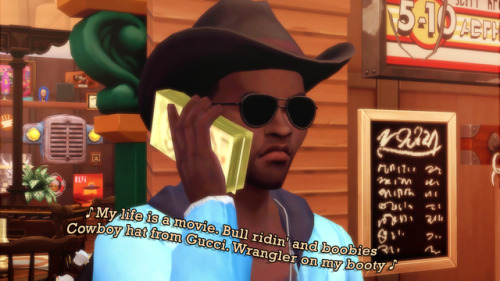 thelivinglensims: Inspired by Lil Nas X’s remix of “Old Town Road” ft. Billy Ray Cyrus [♫]