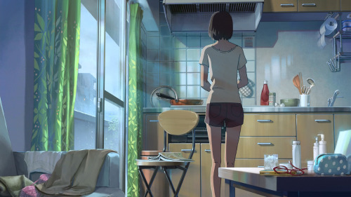 Makoto Shinkai’s movie Kotonoha no Niwa - the Garden of Words is mindblowingly beautiful. The 