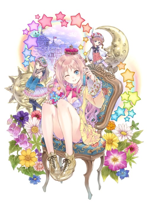 atelier atelier meruru atelier rorona atelier totori bloomers cleavage dress heels kishida mel merurulince rede arls pantyhose puni rorolina frixell thighhighs totooria helmold | #325777 | yande.re