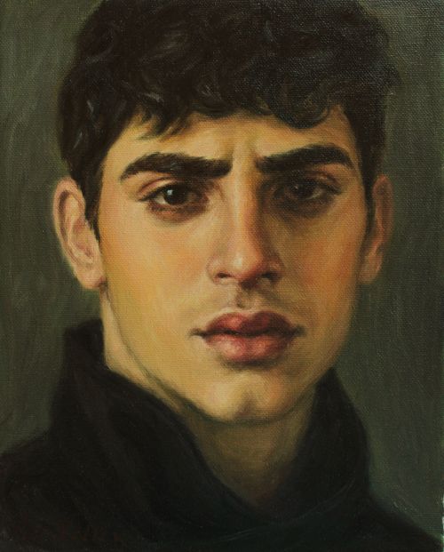 furiouscrusadeavenue:  “Portrait Of a Handsome Man”  by Pat Kelley.
