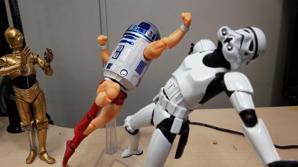 cloperella: lordwanjavi: Star Wars &gt; Katuhisa Yamaguchi  Is this Cyborg Justice? 
