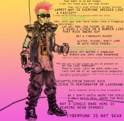 totalitarian-nerdism:  Cyberpunk guy at a