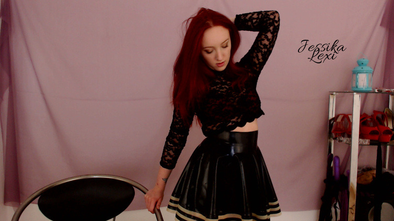 jessika-lexi:  jessika-lexi:  I’m a bit in love with this latex skirt, even if