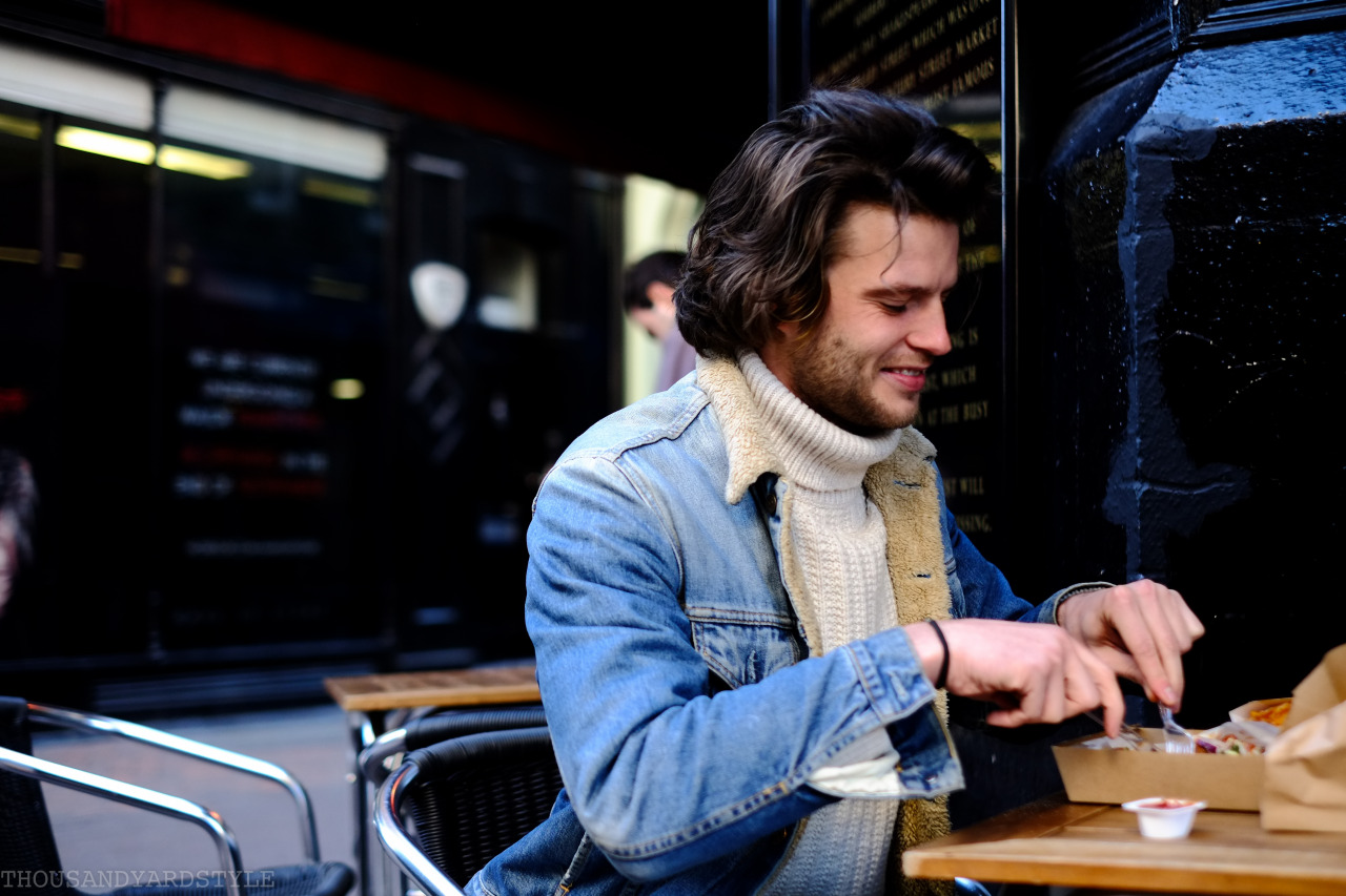 Men’s street style, London