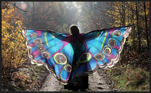 sosuperawesome:  Hand painted silk butterfly wings by PracowniaDor on Etsy  • So Super Awesome is also on Facebook, Twitter and Pinterest • 