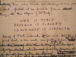 mugglesandmagic:  George Orwell: 1984:Original