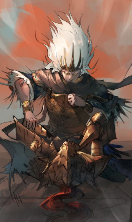 UphillNameless King x Dragonslayer Ornstein 