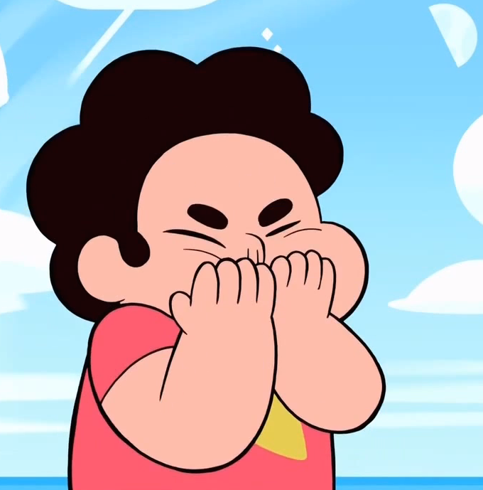 heichousdustallergy:  Steven is too precious and i have screencaps to prove it