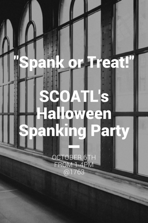 Spanking Club of Atlanta, invites you to our second themed spanking party!The theme for October will