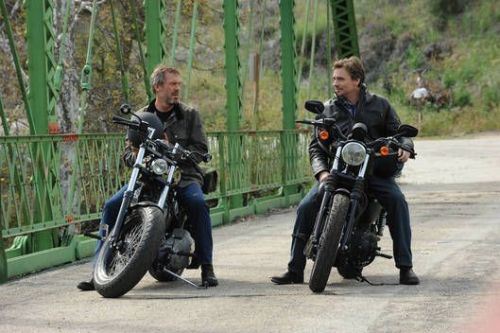 House And Wilson Riding Into The Sunset Together