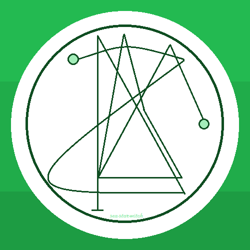 sea-lestial-dream-witch: Combination sigil for personal &amp; financial opportunity and good luc