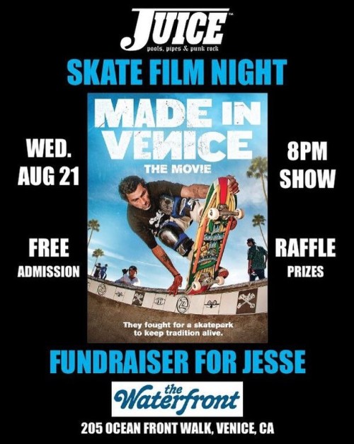 juicemagazine:You’re invited to the first free Venice public screening of “Made In Venic