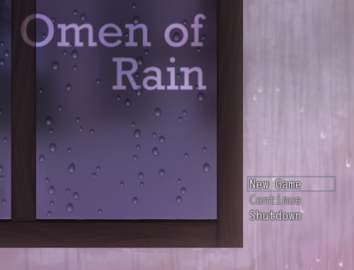 illydna: Omen of Rain (ver 1.00) is a very short story/adventure game thing made by illydna in 