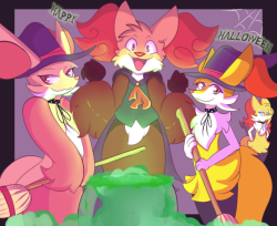 vestabraixen: No ask today! but Enjoy your halloween night my dear reades &lt;3 because I am sure this phoxes are enjoying them to the max!!  x3