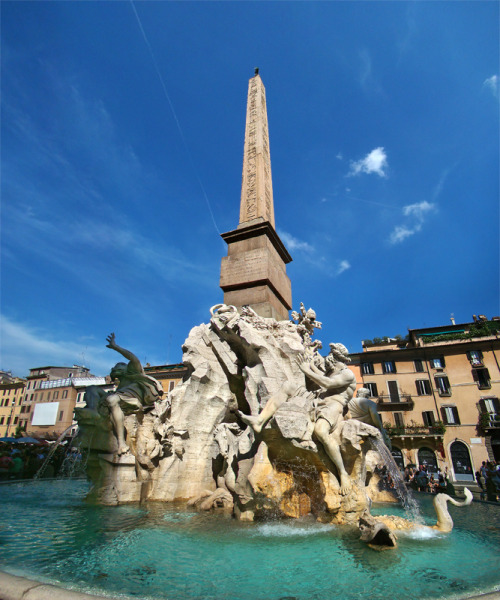 Gian Lorenzo Bernini (Napoli 1598 – Roma 1680)Fontana dei quattro fiumi1648-51, Roma, Piazza N