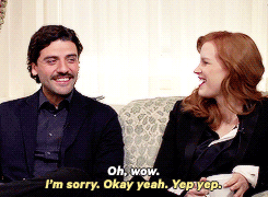 isaacoscar:  How are we feeling about Oscar’s ‘stache? Not many men can pull