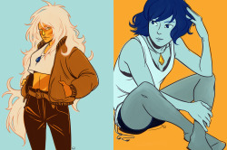 elclaud:Lapis and Jasper, I’m kind of obsessed with them lately.