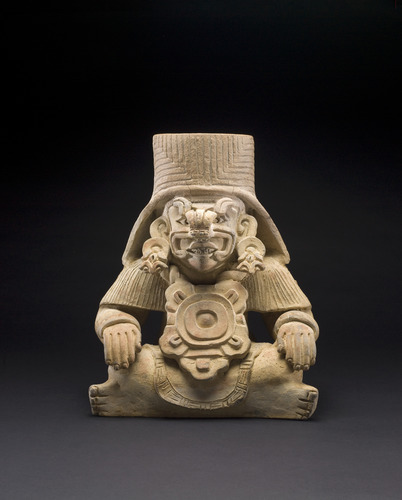 slam-african: Vessel in the Form of a Seated Male…, Zapotec, c.600–909, Saint Louis Art Museum: Arts
