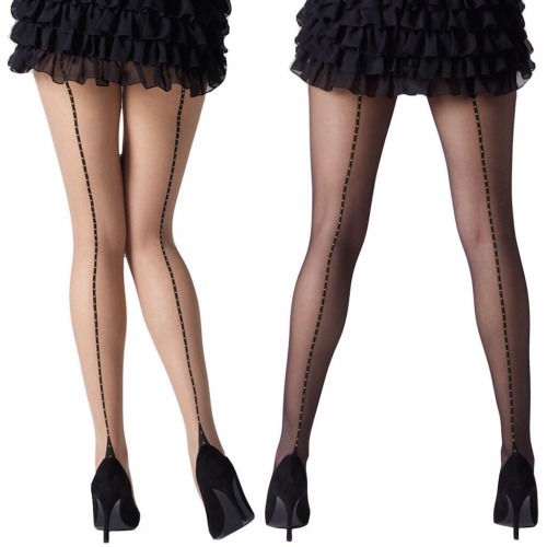 essexeelegs:  Add a subtle twist to your workwear or evening wear… Gipsy Dotty Seam Tights in Black or Natural OnMobile:http://www.essexylegs.co.uk/MobileDetail.php?Prod_ID=4426 Online:http://www.essexylegs.co.uk/Gipsy-Dotty-Seam-and-Heel-Tights