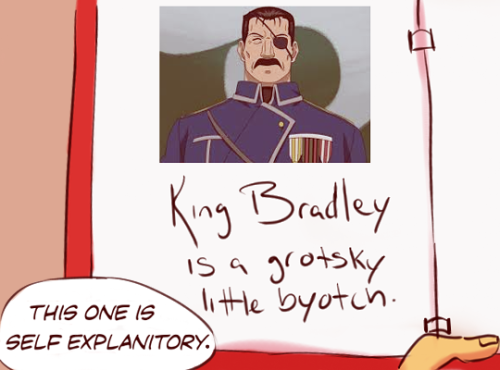 mikasrockbells: there isn’t one of riza because she did NOT leave eastside for this happy fma/mean girls day! 