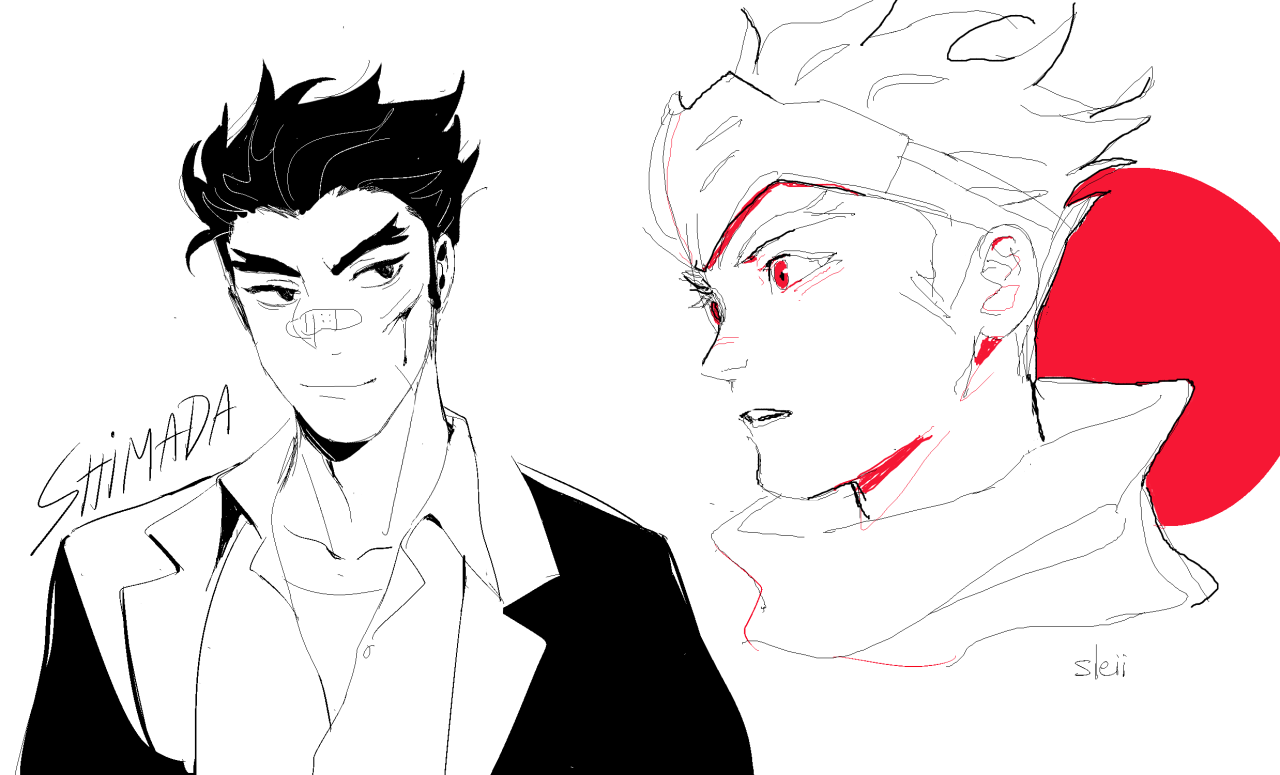 sleiin:  some ow doodles from twitter 