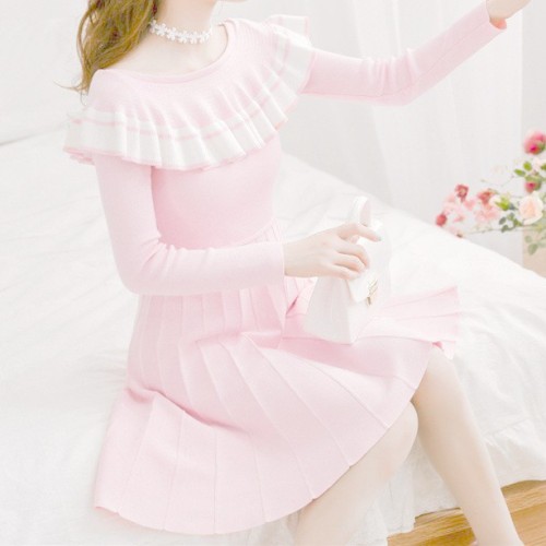 ♡ Sweet Princess Knitted Dress (3 Colours) - Buy Here ♡Please like and reblog if you can!