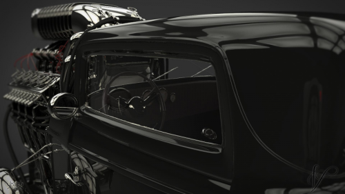 ulfgbohlin:  ULF G B☮HLIN  • InteriorDesign: Ford 32 - keyshot.com/forum/   Valerie Twin Conch Super Special Hot Rod 