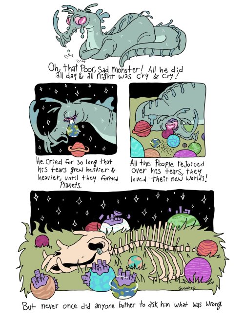 little-tunny:Sad, Sad Monster