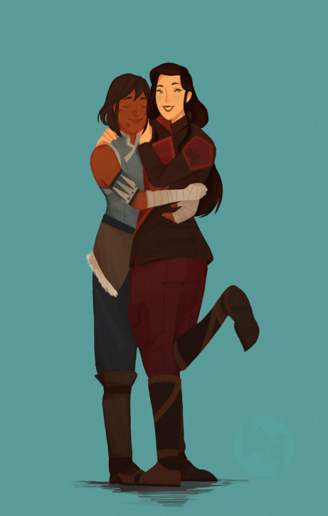 borearisu:asami likes to leave kiss marks on korra, pass it on