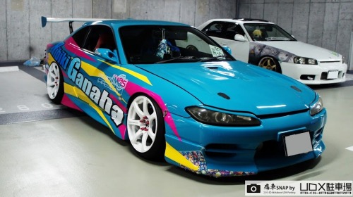 Nissan Silvia S15秋葉原UDX駐車場[痛車SNAP]NO:2170 しださん[福岡県]アイドルマスターTHE IDOLM@STER 我那覇響仕様 #NISSAN シルビア