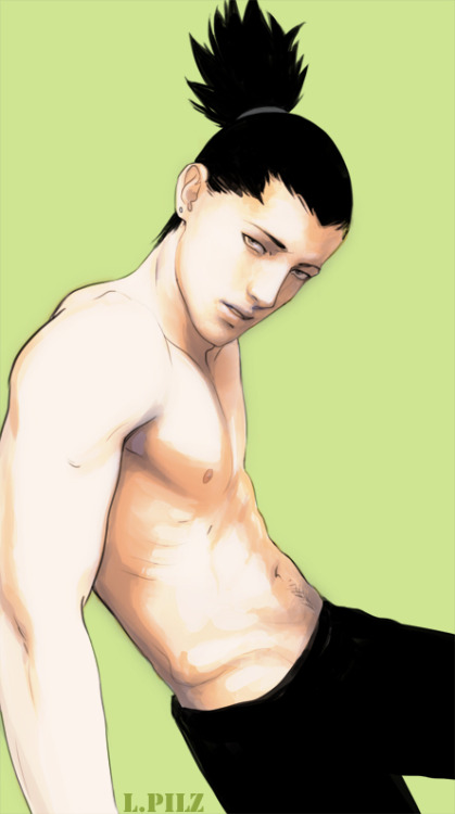 lpilz:  Shirtless Shikamaru for you all :D