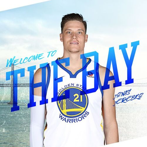 Welcome to The Bay, @jonasjerebko8! #DubNation