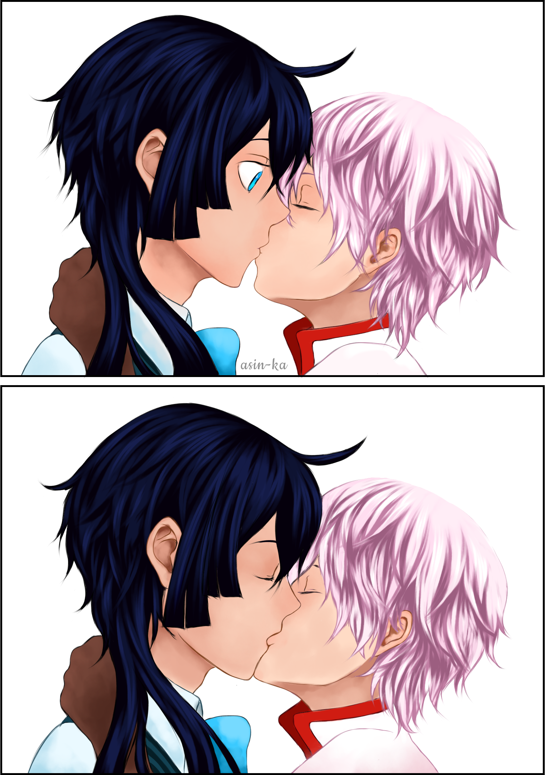 vanitas and noe kiss