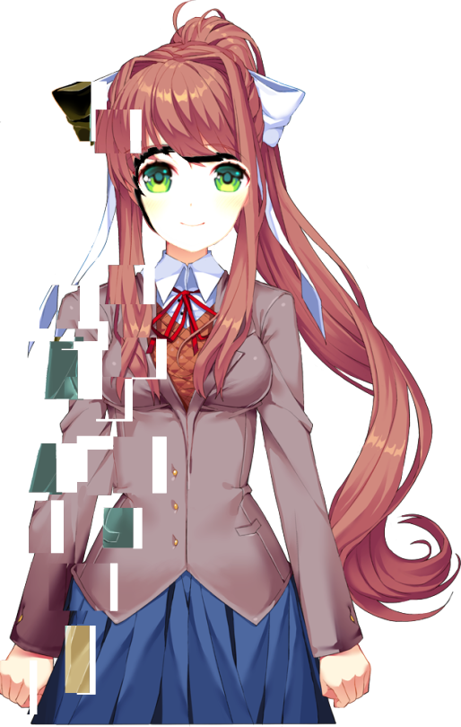 Doki Doki Literature Club Sprites Monika Each