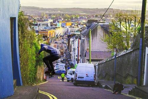 @michael_murphy14 with a kickflip hill bomb! • • • #skate #skateboarding #skatephotography #skateboa
