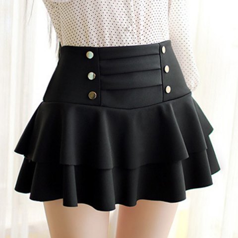 abcakasatana:  monsterthigh:Stylish High-Waisted Multi-Layered Button Design… http://ift.tt/1BLvJss