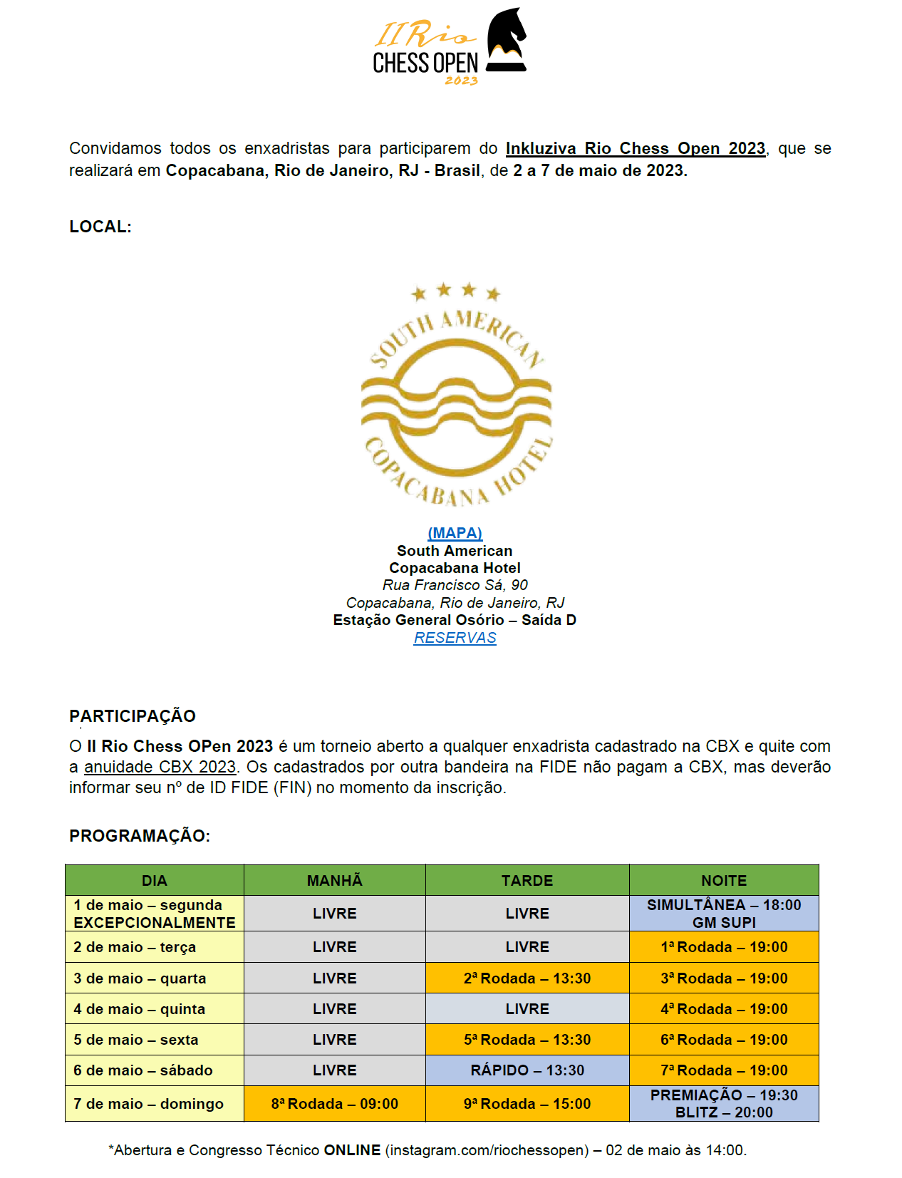 Manaus Chess Open encerra com pódio dominado por brasileiros - Portal Em  Tempo