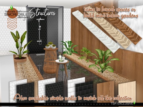 Naturalis Bathroom Structures/Modules By SIMcredible!designs | Available at TSR. Now you can decorat