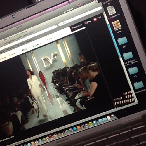 Making me proud @dvf #nyfw #mbfw #nyc #fashion #love #dvf