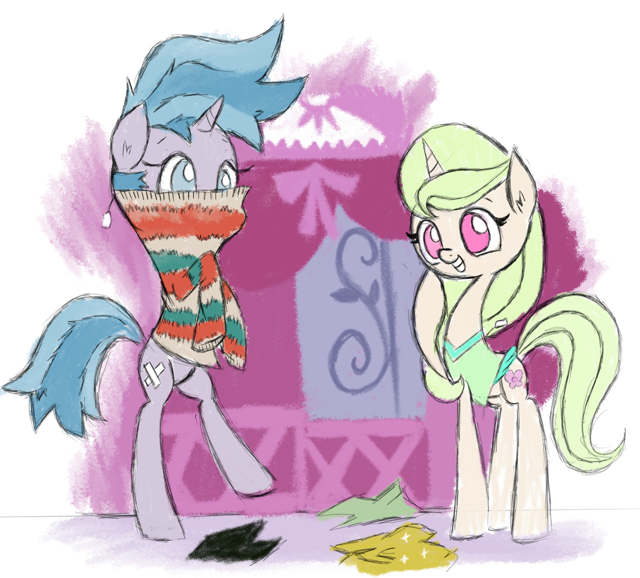 ask-sweetypeach:  askaponywithbraces:  my performance as the sweater monster is so