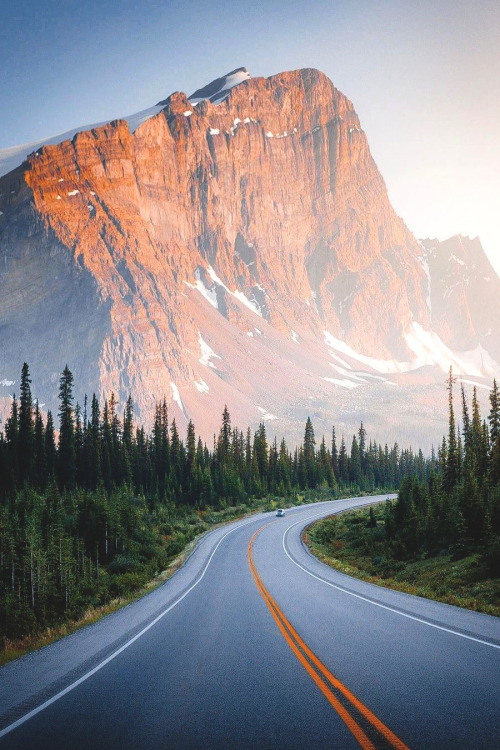 lsleofskye:  Summer drives along the Icefields Parkway 🏔 | jguzmannnLocation: Banff National Park, Canada