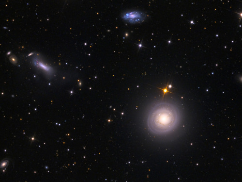 thenewenlightenmentage: Beautiful Galaxies What happens when you combine a spiral galaxy with an ell