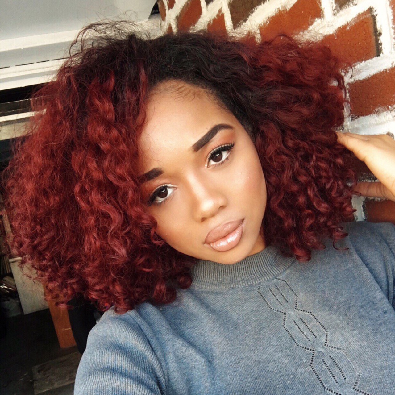 blackhipstergirly:  melaninist:  Pink and red hair on black women ❤️💗  😍😍