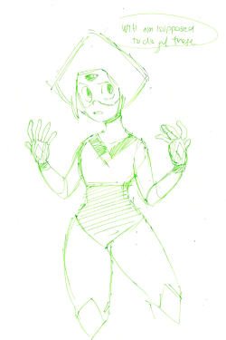 drew some peridots in class today :p