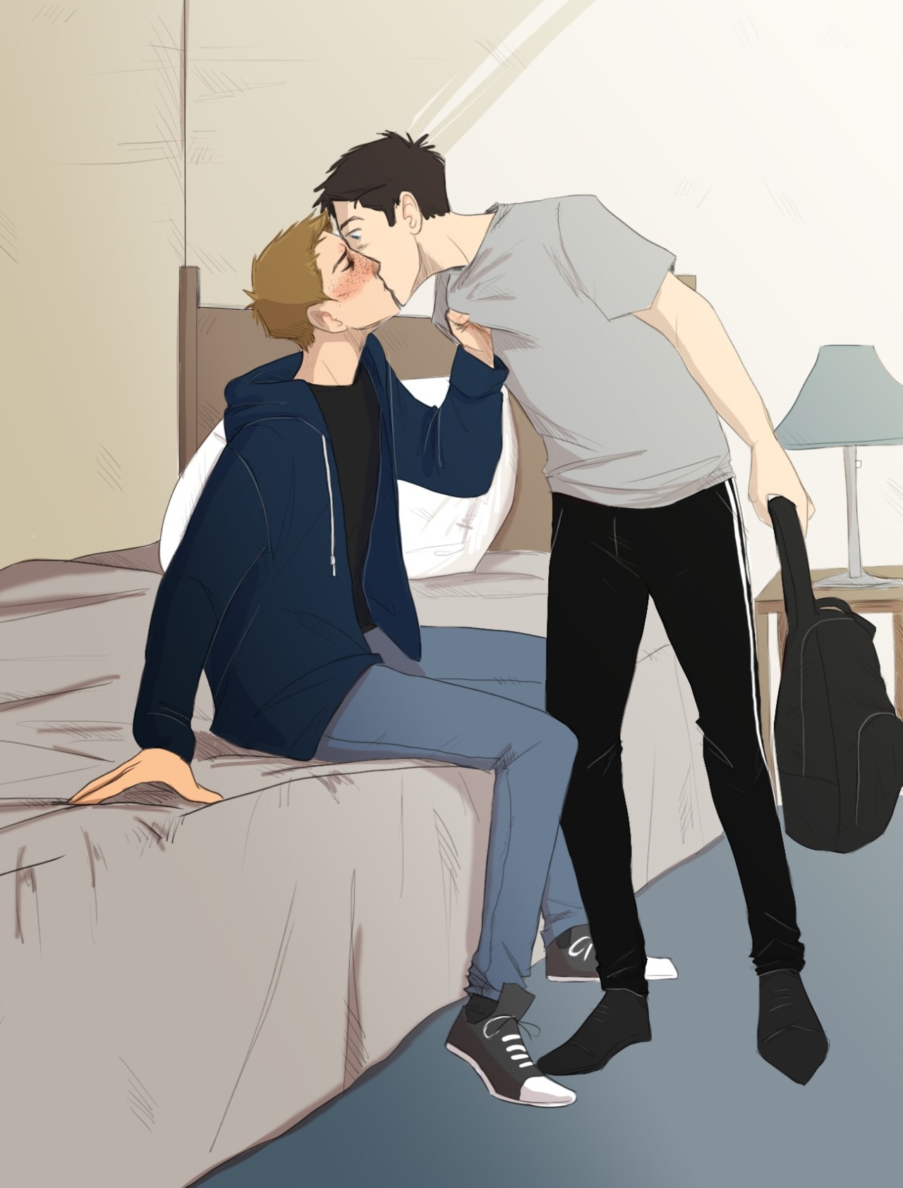 linneart:  my contribution for the DCBB!! Go check out Can’t Forget You by Jenny