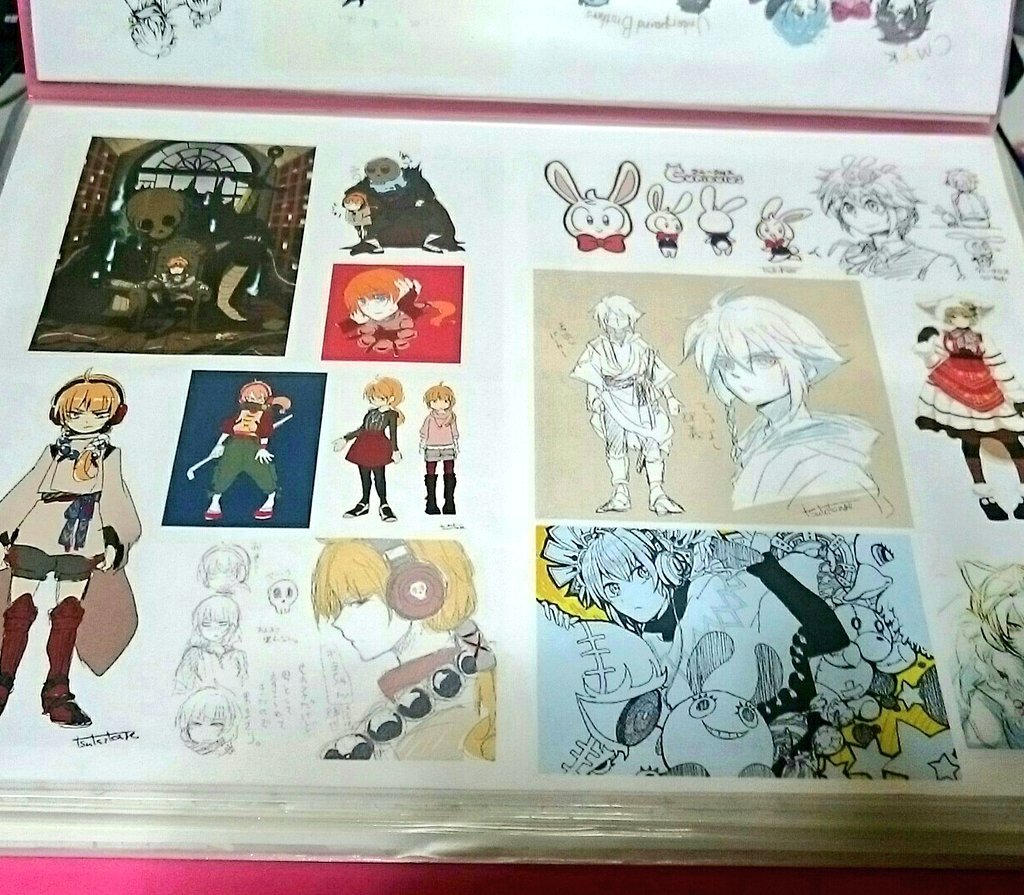 tsukikage623:  創作の過去絵をまとめて、自分用の資料にしてみました。これからの制作の役に立てば良いなー