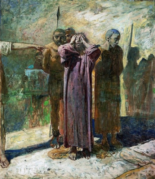 terminusantequem: Nikolai Ge (Russian, 1831-1894), Golgotha, 1893. Oil on canvas, 222 x 191 см