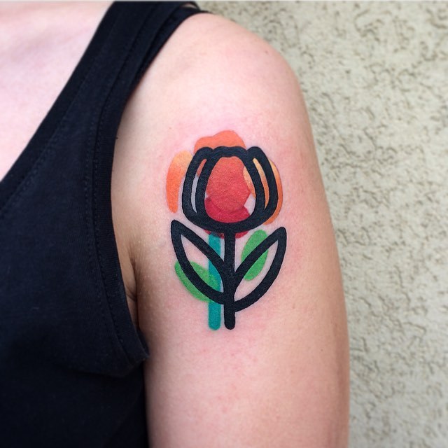 nevver:  Tattoo You, Mattia Mambo   omg i love this style
